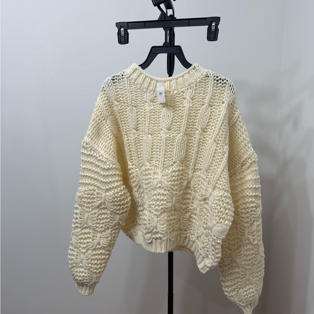 Altar'd State Cream Knit Sweater - Picture 4 of 7